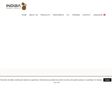 Tablet Screenshot of indibaanimalhealth.com